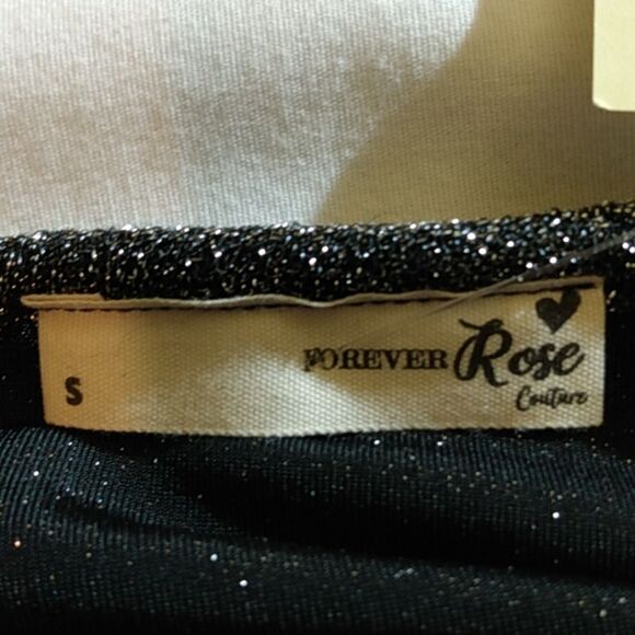 Forever Rose Couture, formal metallic ruched dress - Picture 11 of 13